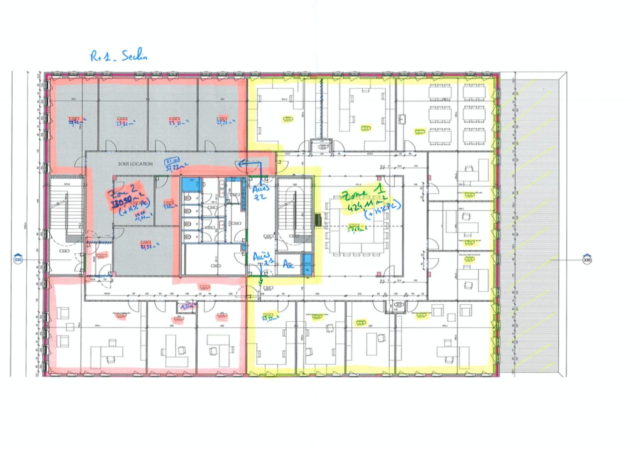 Bureau Seclin 2318m² Location bureau Seclin Nord OLBUR2114177 7